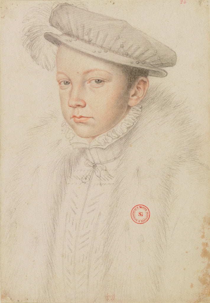 Detail of Portrait of Francis II of France, 1560 by Anonymous