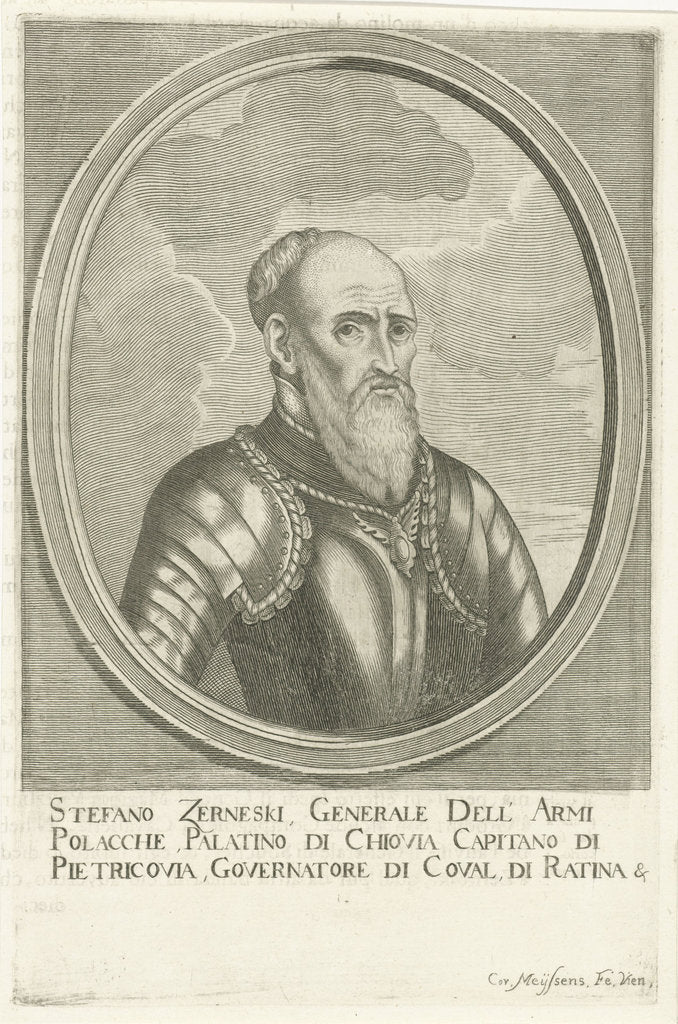 Detail of Portrait of Hetman Stefan Czarniecki, 1670 by Anonymous