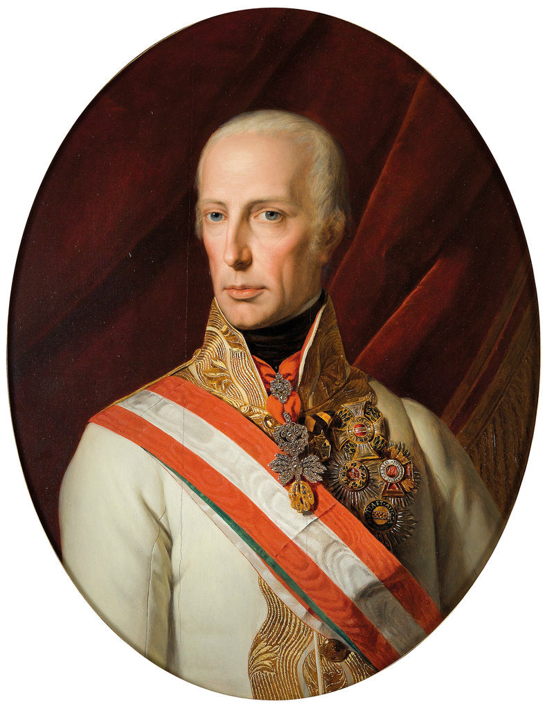 Detail of Portrait of Holy Roman Emperor Francis II, 1827 by Anonymous