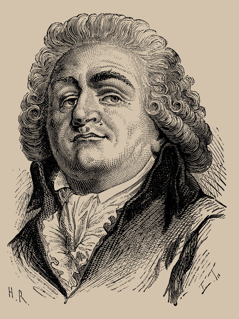 Detail of Portrait of Honoré Gabriel Riqueti, comte de Mirabeau, 1889 by Anonymous