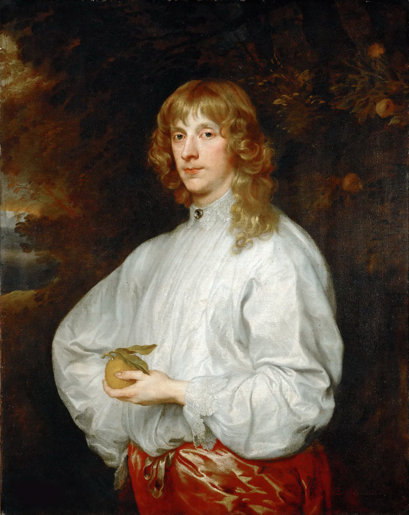 Detail of Portrait of James Stewart Duke of Lennox and Richmond, ca 1636 by Anonymous