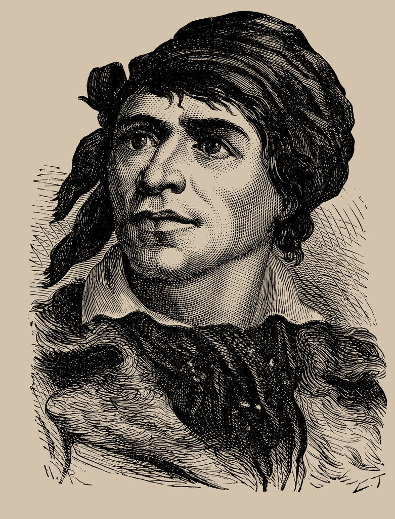 Detail of Portrait of Jean-Paul Marat, 1889 by Anonymous