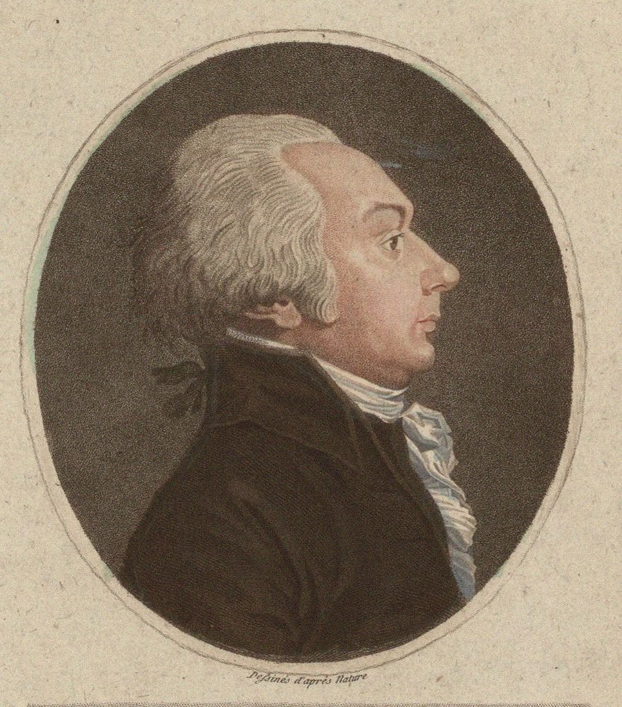 Detail of Portrait of Jérôme Pétion de Villeneuve, 1791 by Anonymous