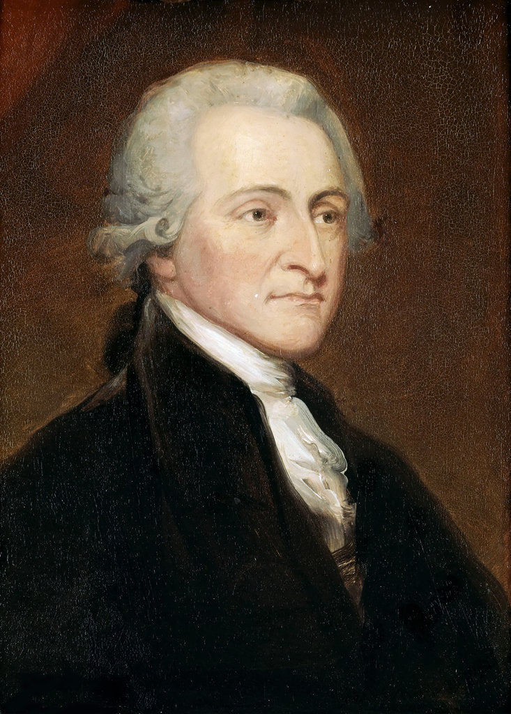 Detail of Portrait of John Jay, 1847 by Anonymous