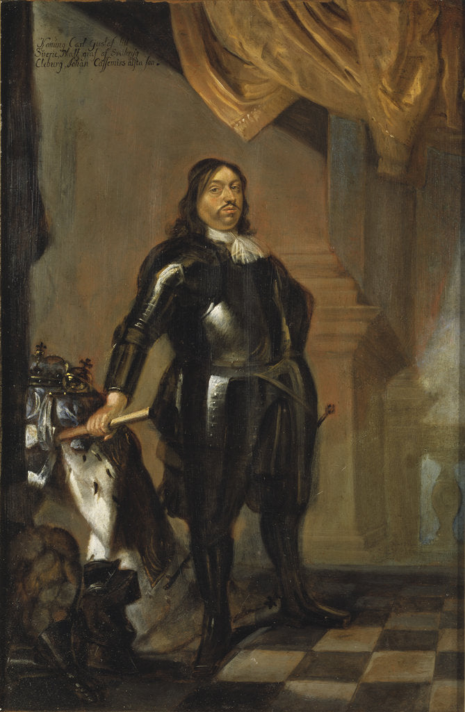 Detail of Portrait of King Charles X Gustav of Sweden, Mid of 17th cen by Anonymous