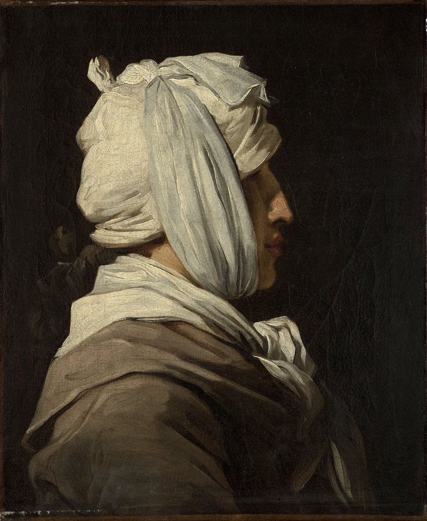 Detail of Portrait of Lemonnier with bandaged head, 1775 by Anonymous