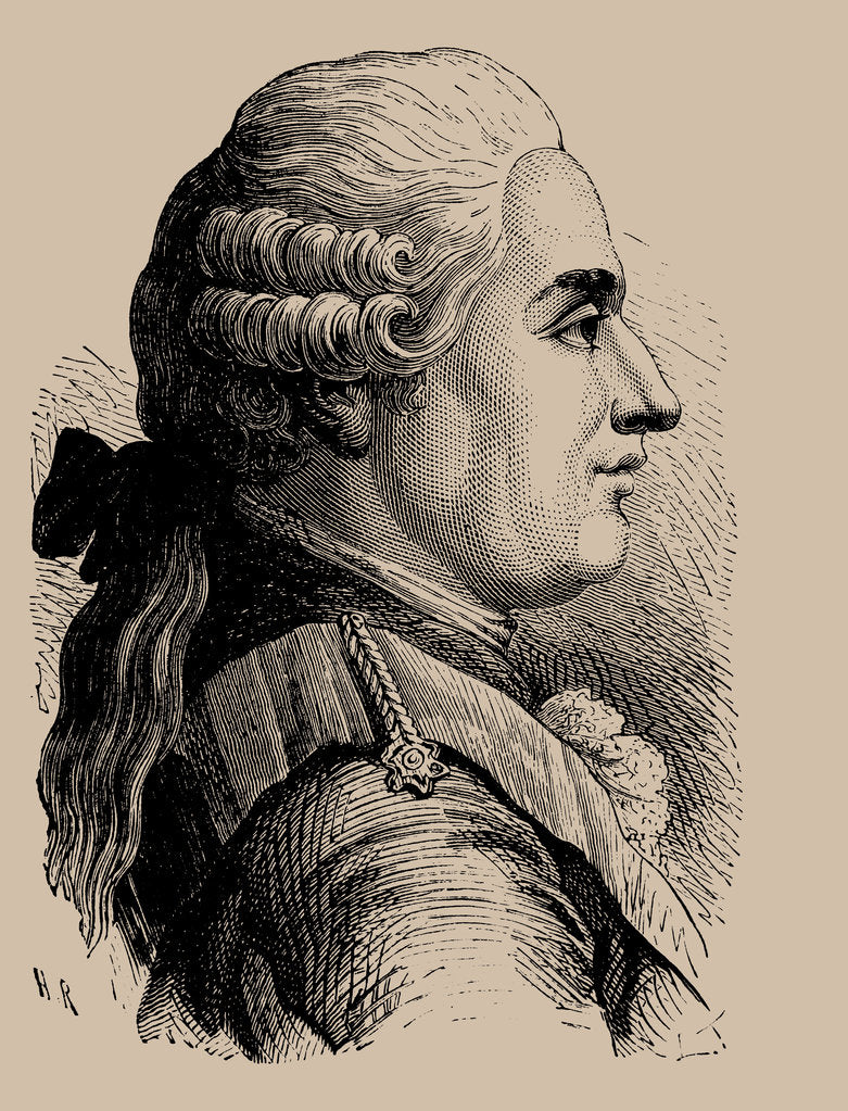 Detail of Portrait of Louis XVIII, 1889 by Anonymous