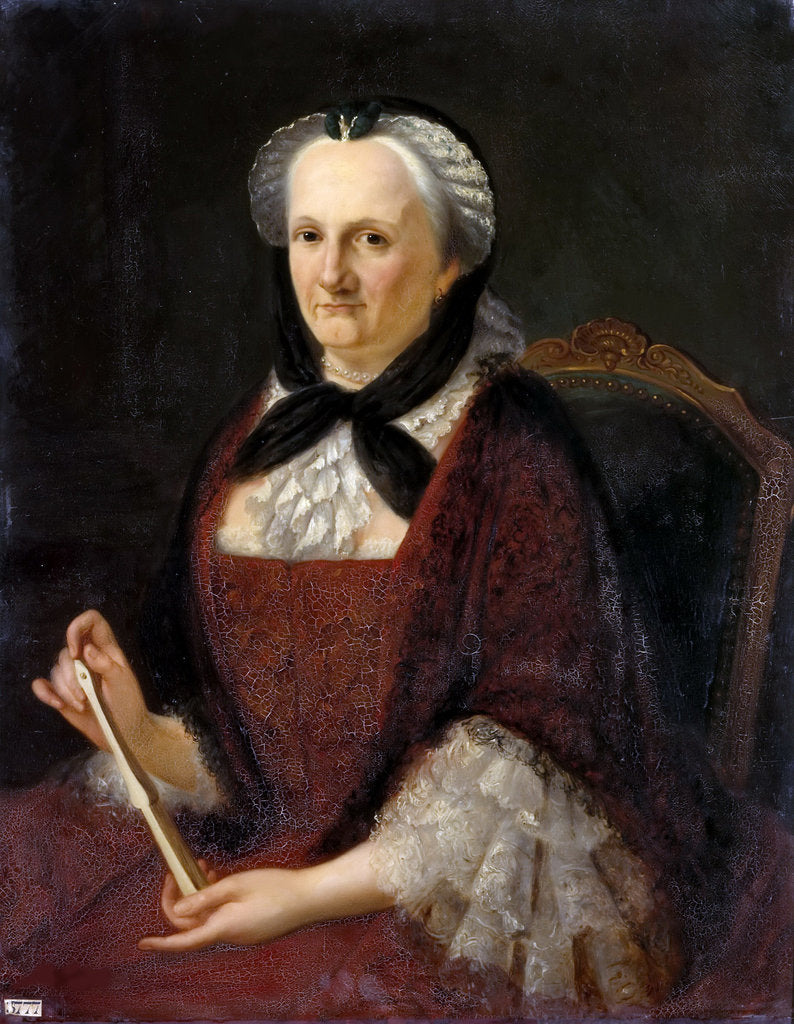 Detail of Portrait of Madame Geoffrin, 1840 by Anonymous