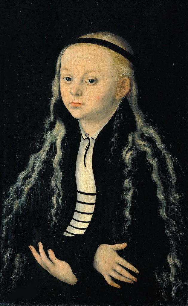 Detail of Portrait of Magdalena Luther, c.1540 by Anonymous
