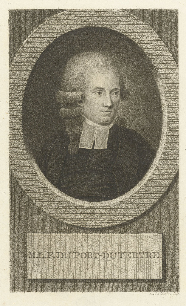 Detail of Portrait of Marguerite-Louis-François Duport-Dutertre, 1790s by Anonymous