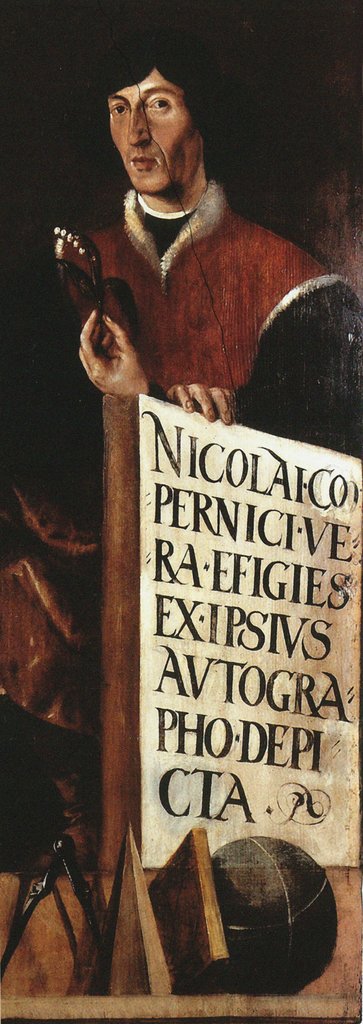 Detail of Portrait of Nicolaus Copernicus, 1574 by Anonymous