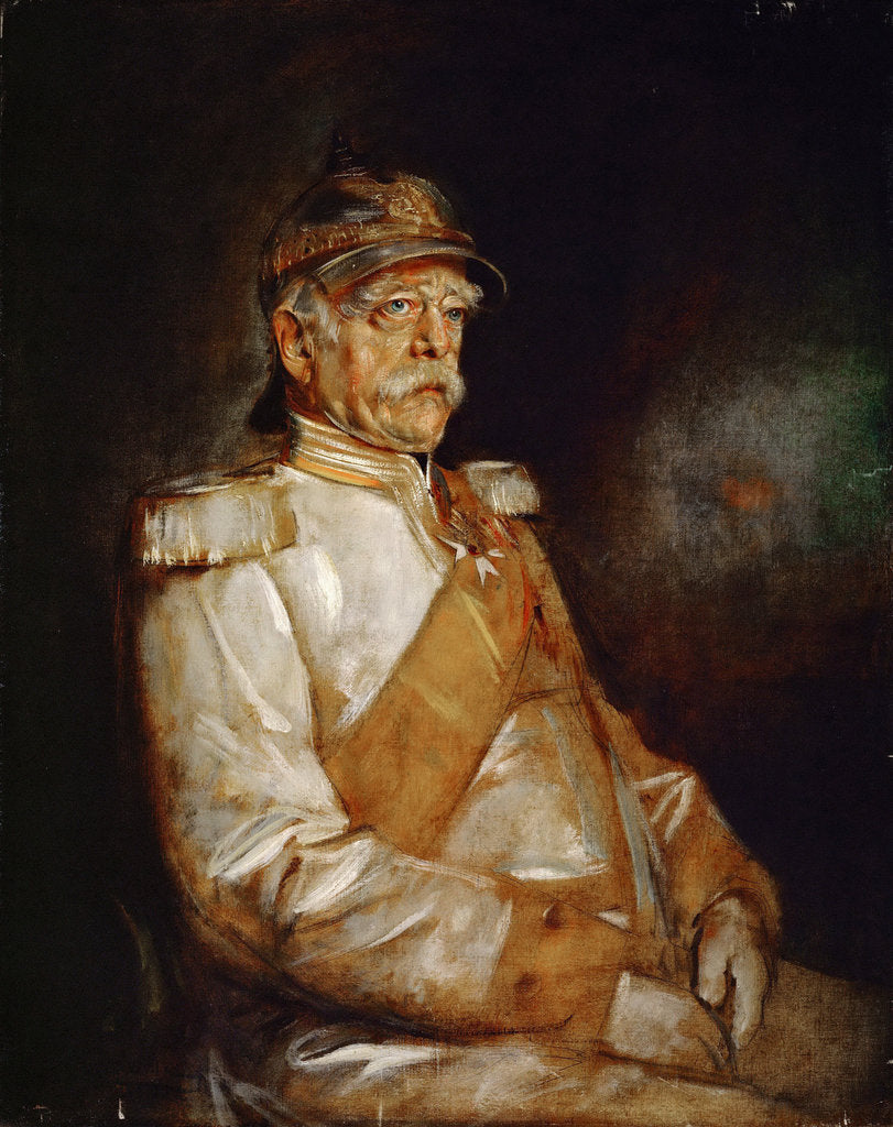 Detail of Portrait of Otto von Bismarck, 1871 by Anonymous