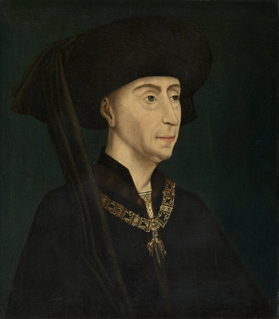 Detail of Portrait of Philip the Good, by Anonymous