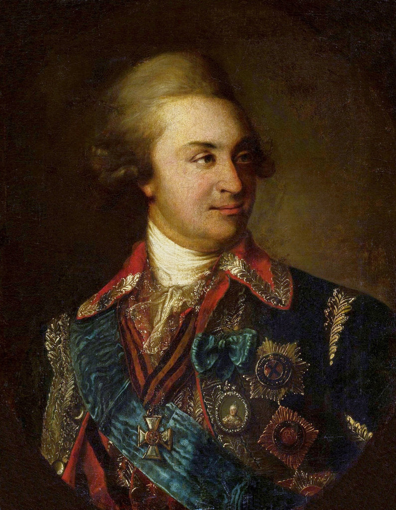 Detail of Portrait of Prince Grigory Alexandrovich Potyomkin, before 1792 by Anonymous