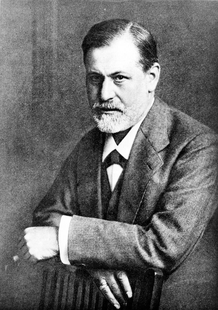 Detail of Portrait of Sigmund Freud, 1909 by Anonymous