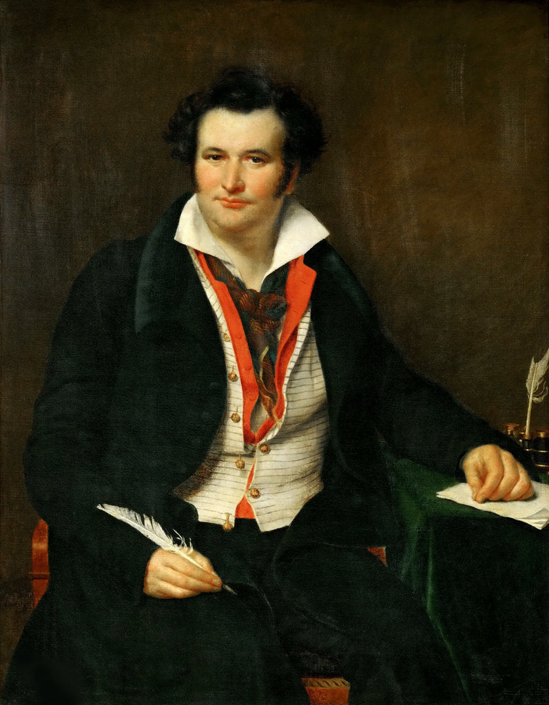 Detail of Portrait of the Actor Claude Wolf, called Claude Bernard, by Anonymous