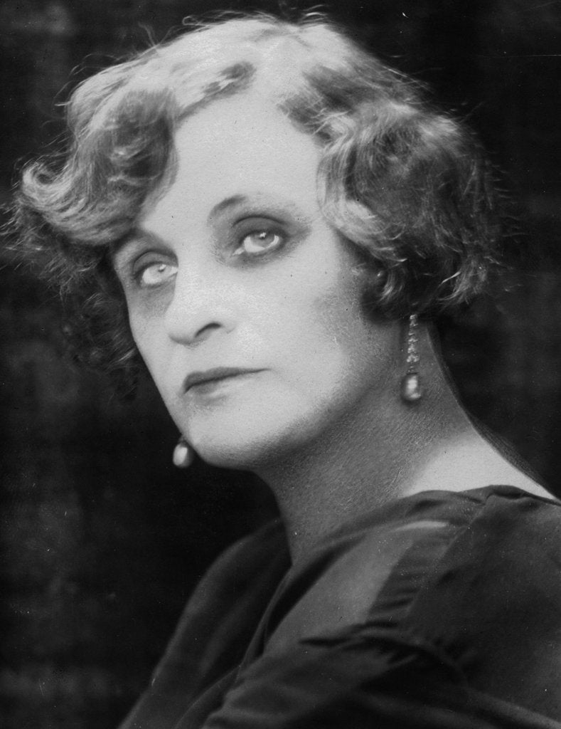 Detail of Portrait of the author Nadezhda Teffi, End 1920s by Anonymous