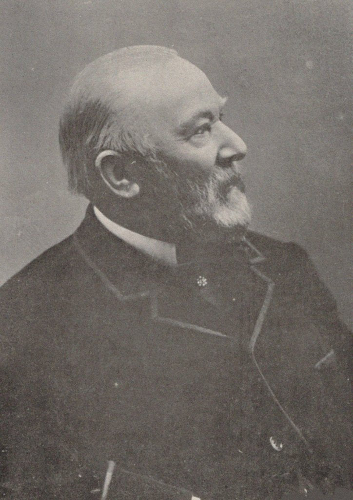Detail of Portrait of the cellist and composer Georg Goltermann, 1890 by Anonymous