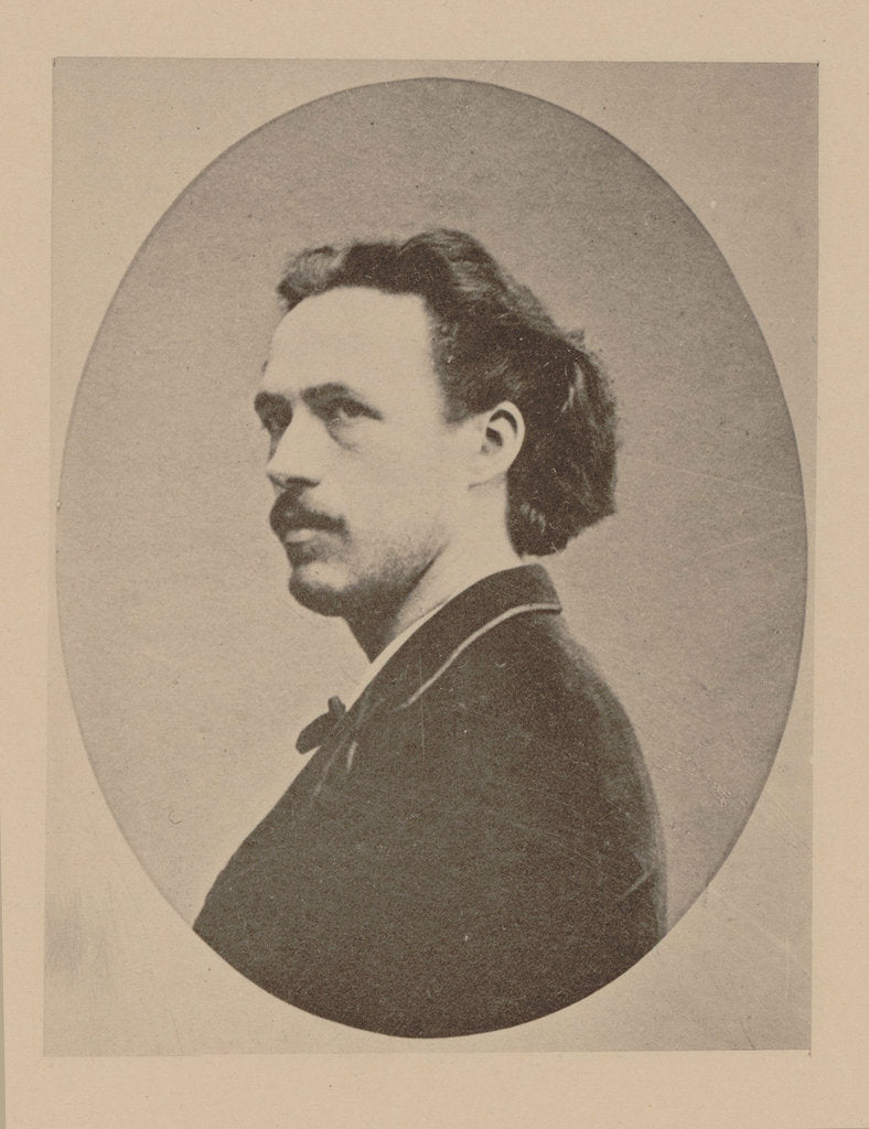 Detail of Portrait of the composer Benjamin Godard, Second Half of the 19th cen by Anonymous