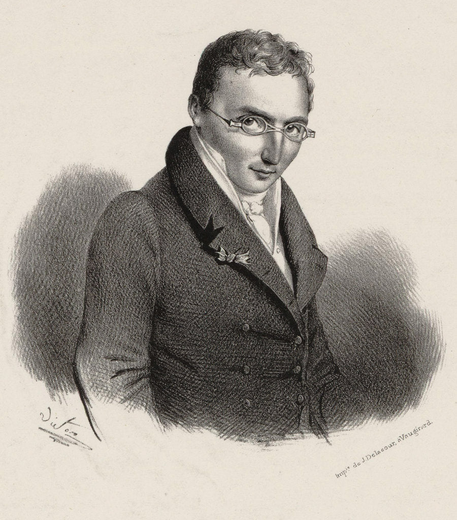 Detail of Portrait of the composer Louis-Joseph-Ferdinand Hérold, c. 1830 by Anonymous