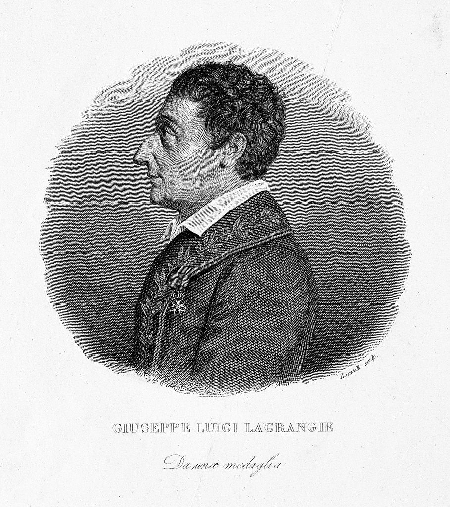 Detail of Portrait of the mathematician Joseph-Louis Lagrange, by Anonymous