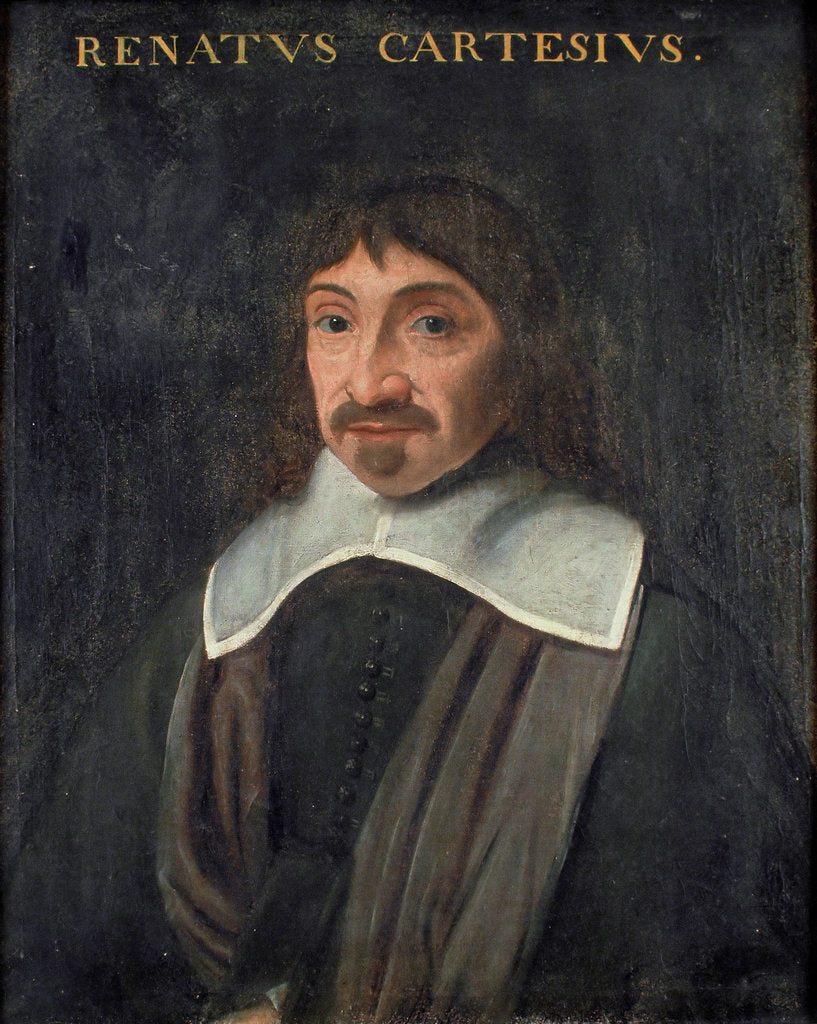 Detail of Portrait of the philosopher René Descartes, 17th century by Anonymous