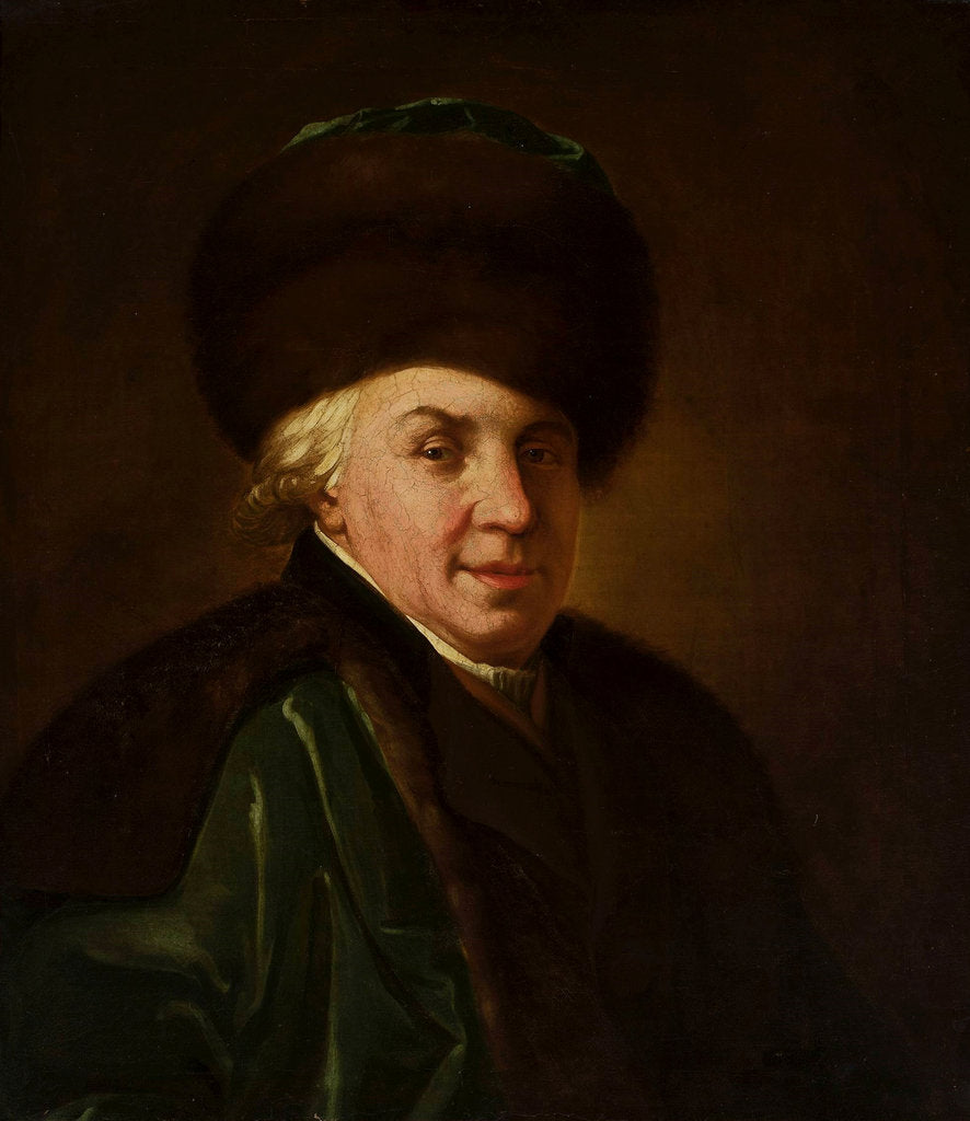 Detail of Portrait of the Poet Gavriil Romanovich Derzhavin, c. 1801 by Anonymous