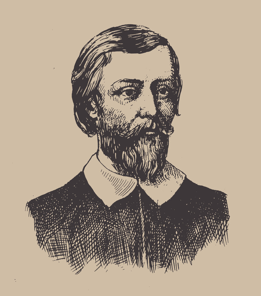 Detail of Portrait of the poet Gregório de Matos, 19th century by Anonymous