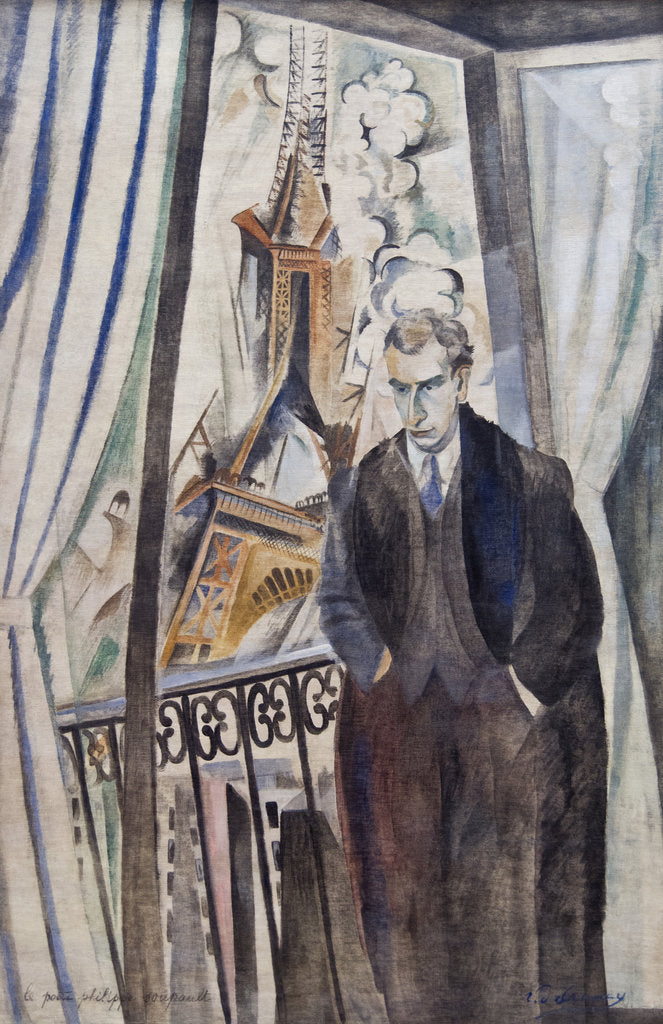 Detail of Portrait of the poet Philippe Soupault, 1922 by Anonymous