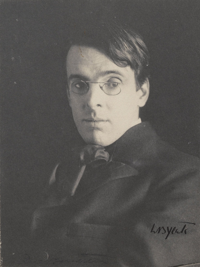 Detail of Portrait of the poet William Butler Yeats, 1903 by Anonymous