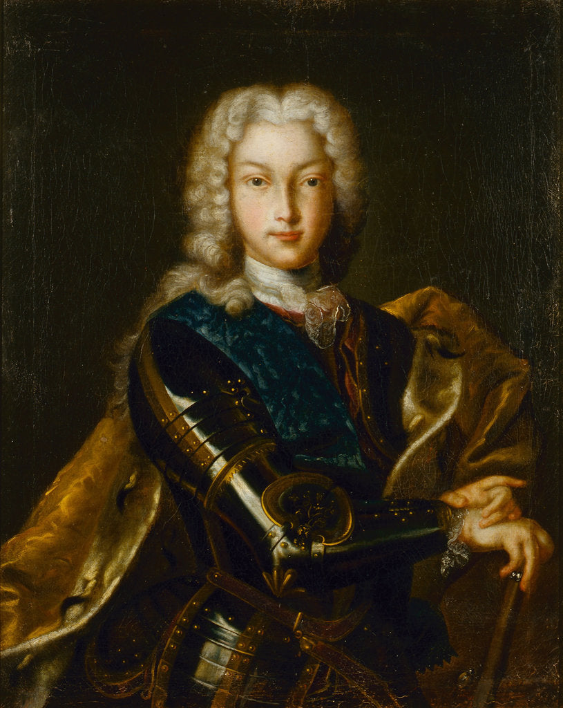 Detail of Portrait of the Tsar Peter II of Russia, End 1720s by Anonymous