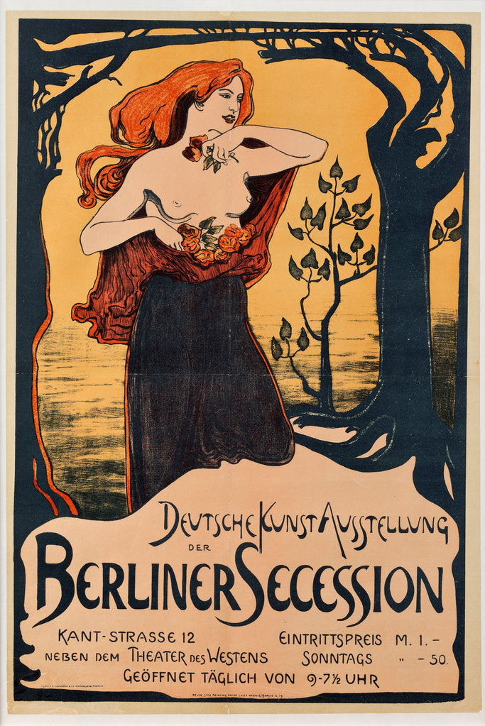 Detail of Poster for the Berlin Secession Exhibition, 1899 by Anonymous