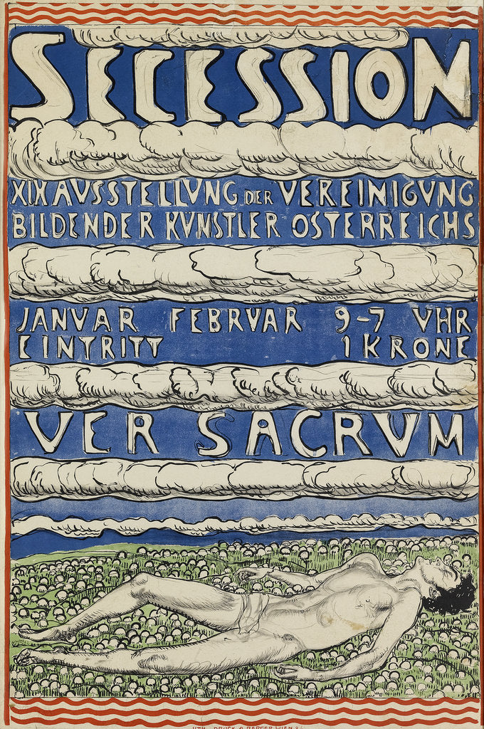 Detail of Poster for the Vienna Secession Exhibition, 1904 by Anonymous