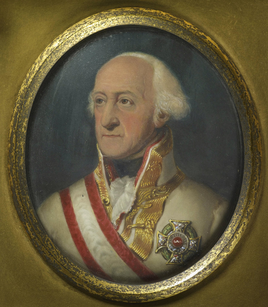 Detail of Prince Frederick Josias of Saxe-Coburg-Saalfeld, 1848 by Anonymous