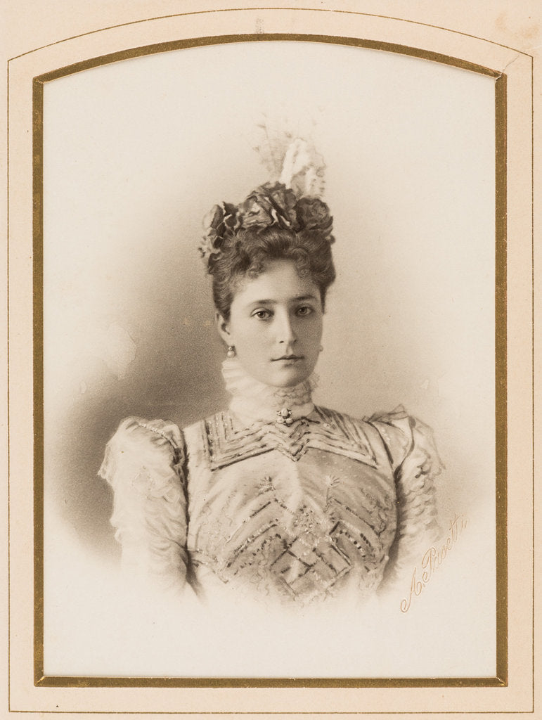 Detail of Princess of Hesse by Rhine, the Grand Duchess Elizabeth Fyodorovna of Russia, by Anonymous