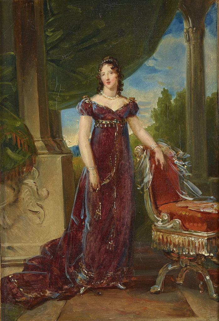 Detail of Princess Wilhelmine of Courland, Duchess of Sagan , 1800 by Anonymous