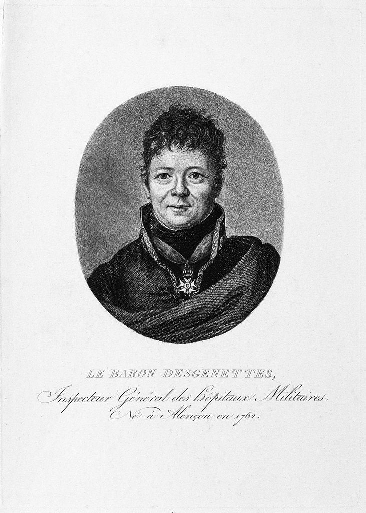 Detail of René-Nicolas Dufriche, baron Desgenettes, by Anonymous