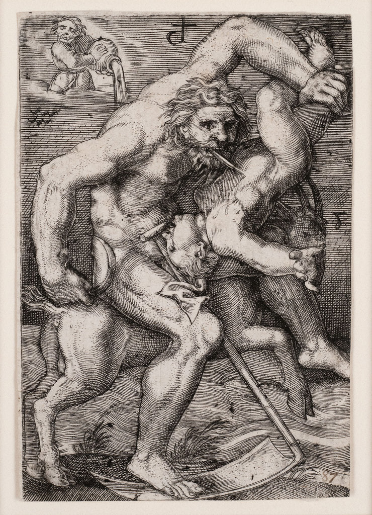 Detail of Saturn, Mid of 16th cen by Anonymous