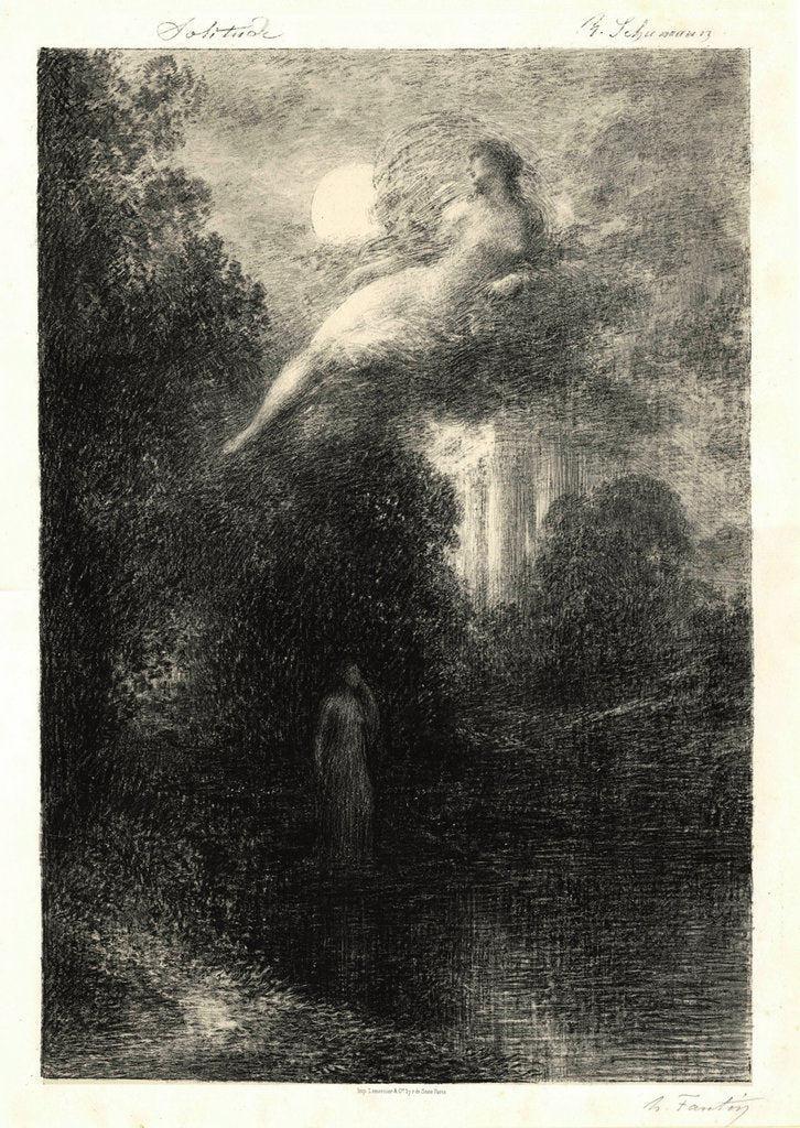 Detail of Schumanns melodies: Solitude, 1882 by Anonymous