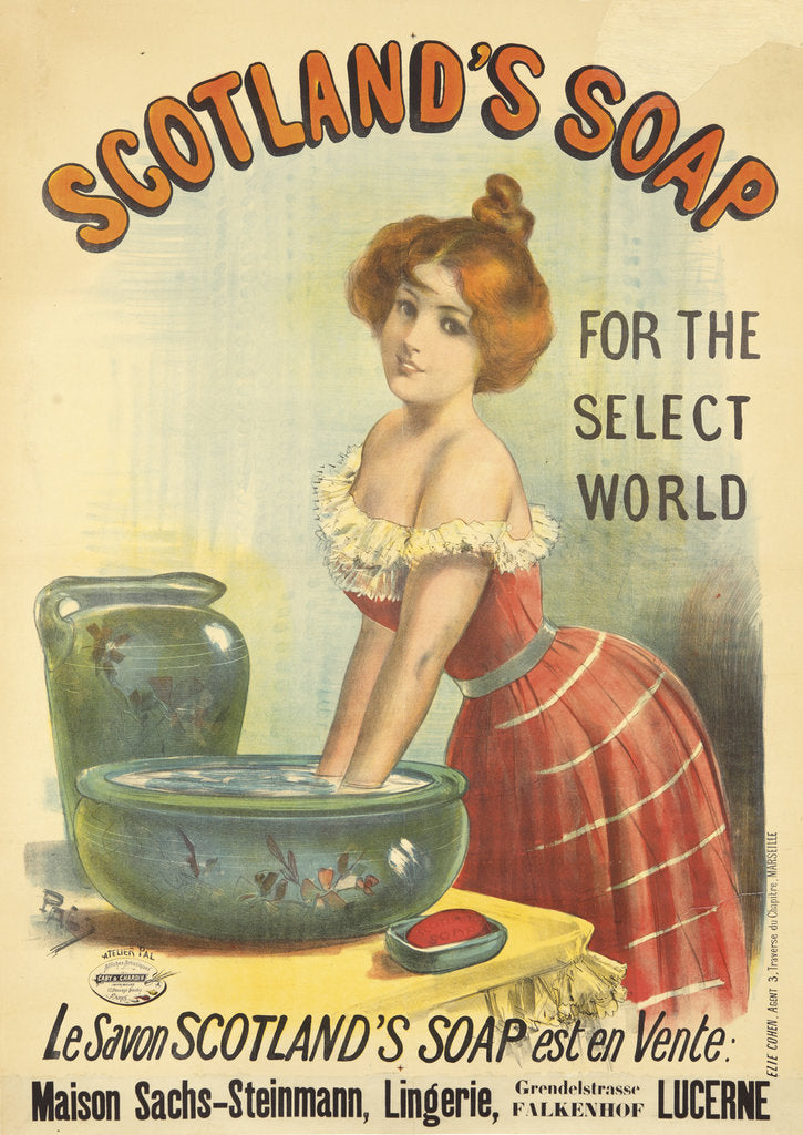 Detail of Scotlands Soap, ca 1893 by Anonymous