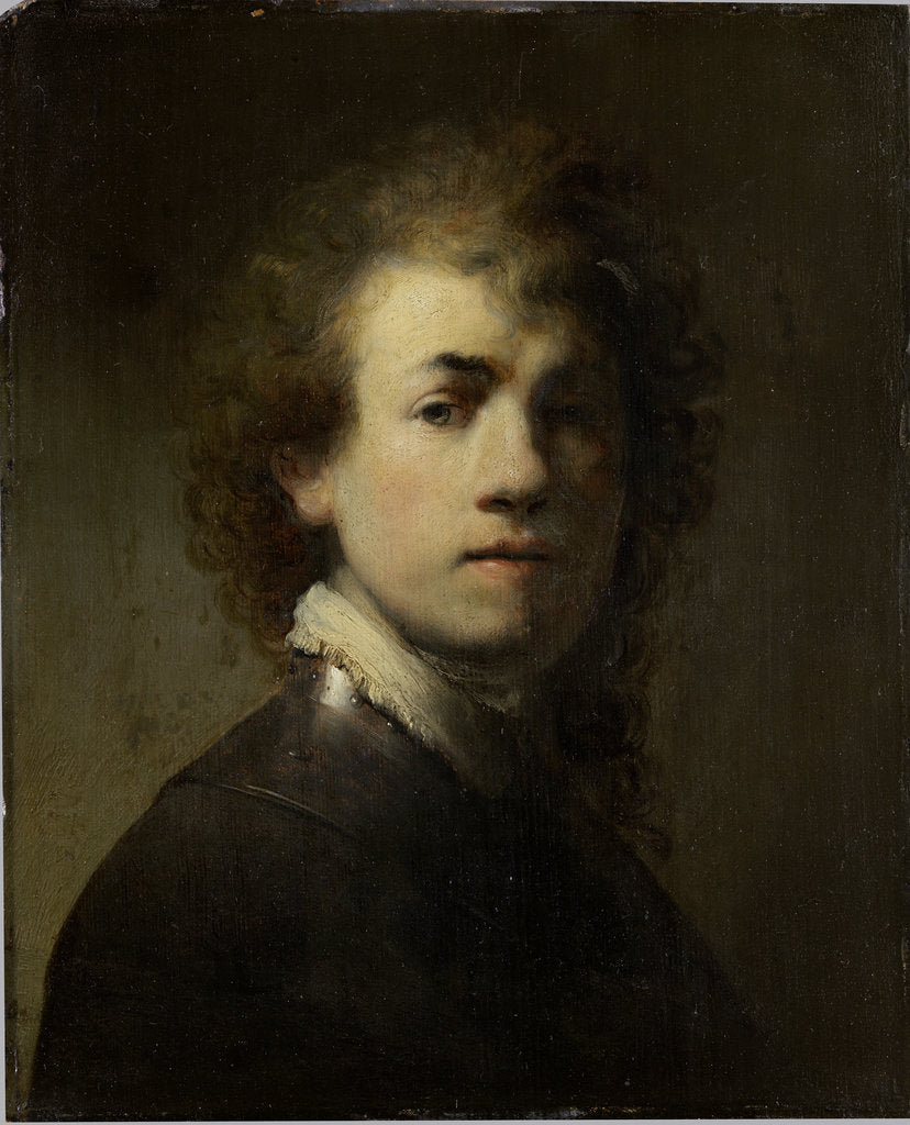 Detail of Self-portrait with Gorget, c. 1629 by Anonymous