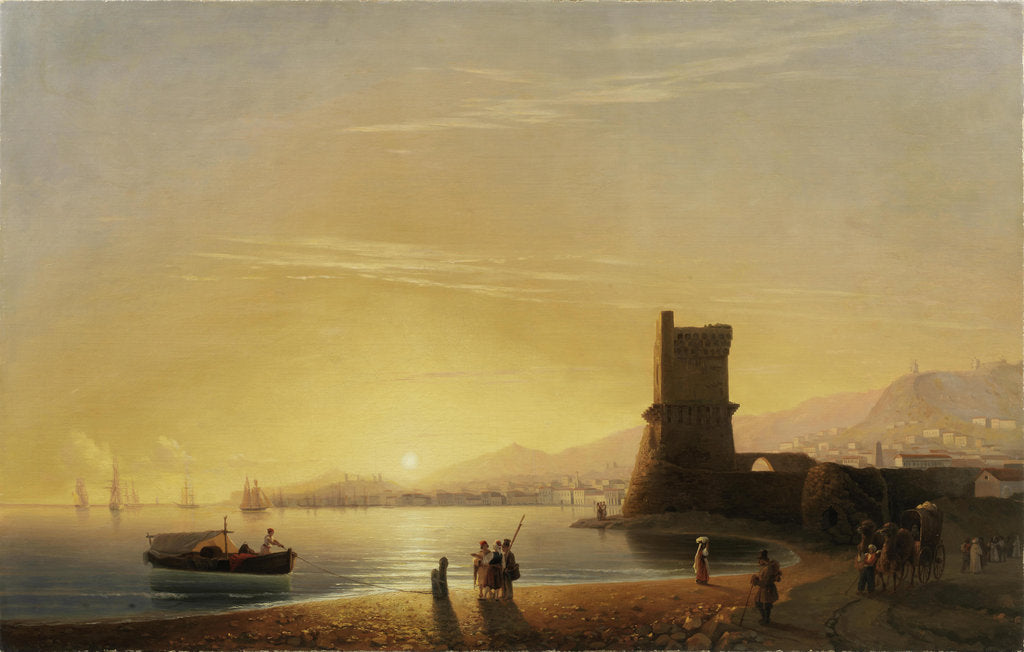 Detail of Sunrise in Feodosia, by Anonymous