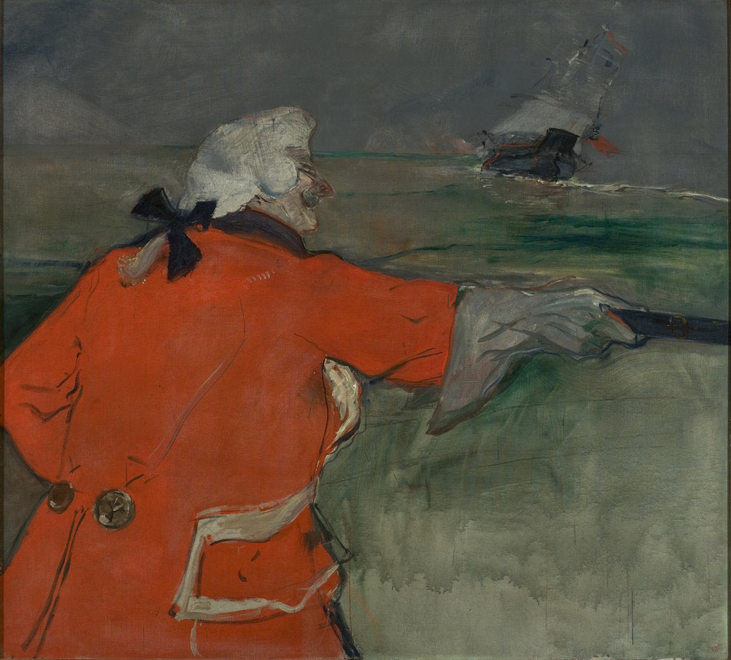 Detail of The Admiral Viaud, or Paul Viaud in an Admirals Costume, 1901 by Anonymous