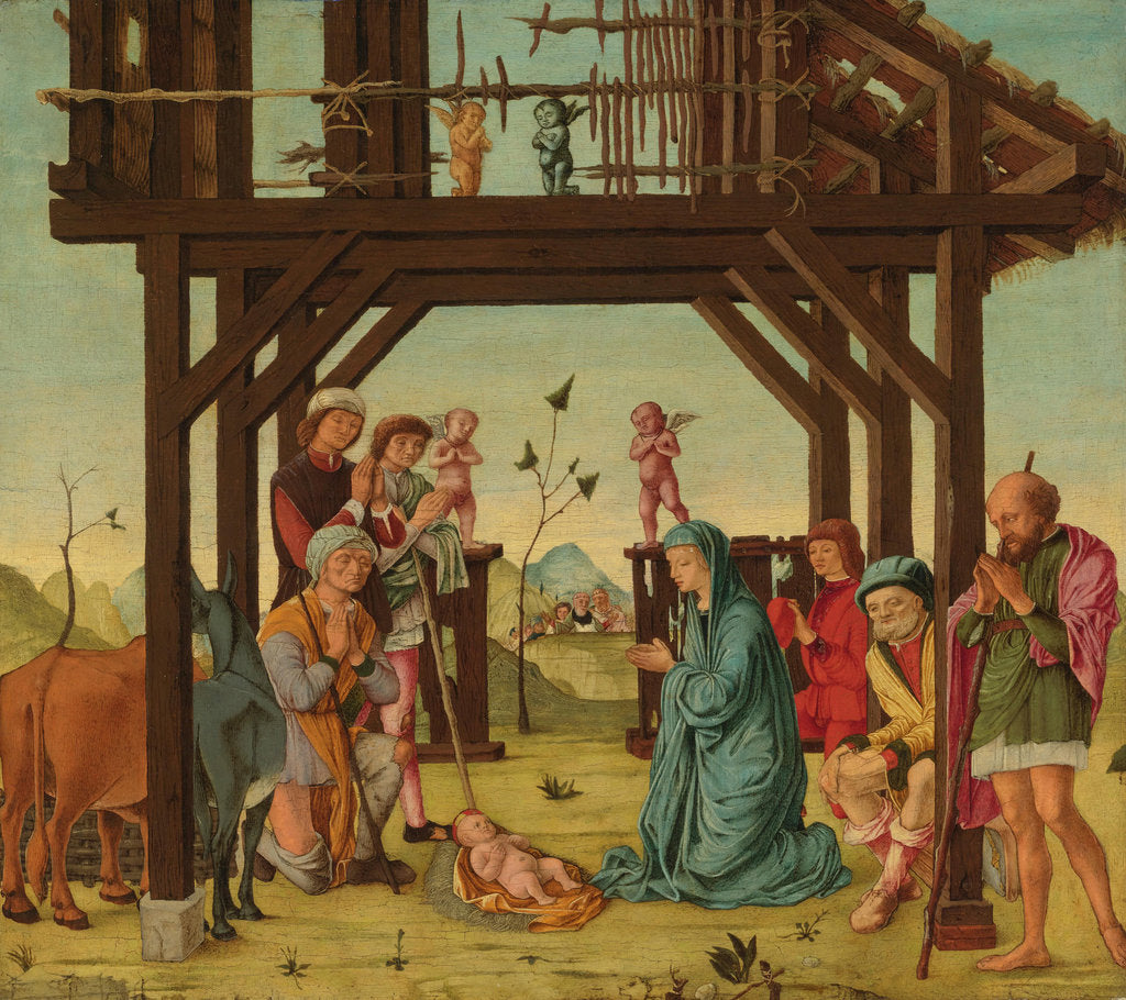 Detail of The Adoration of the Shepherds, ca 1485 by Anonymous