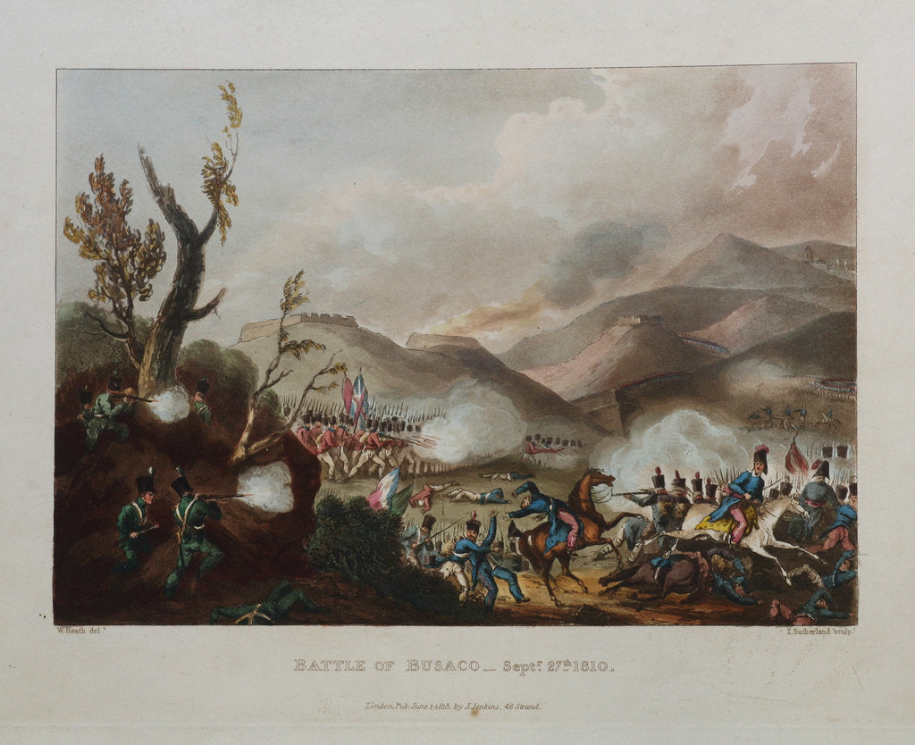 Detail of The Battle of Buçaco on September 27, 1810, 1815 by Anonymous