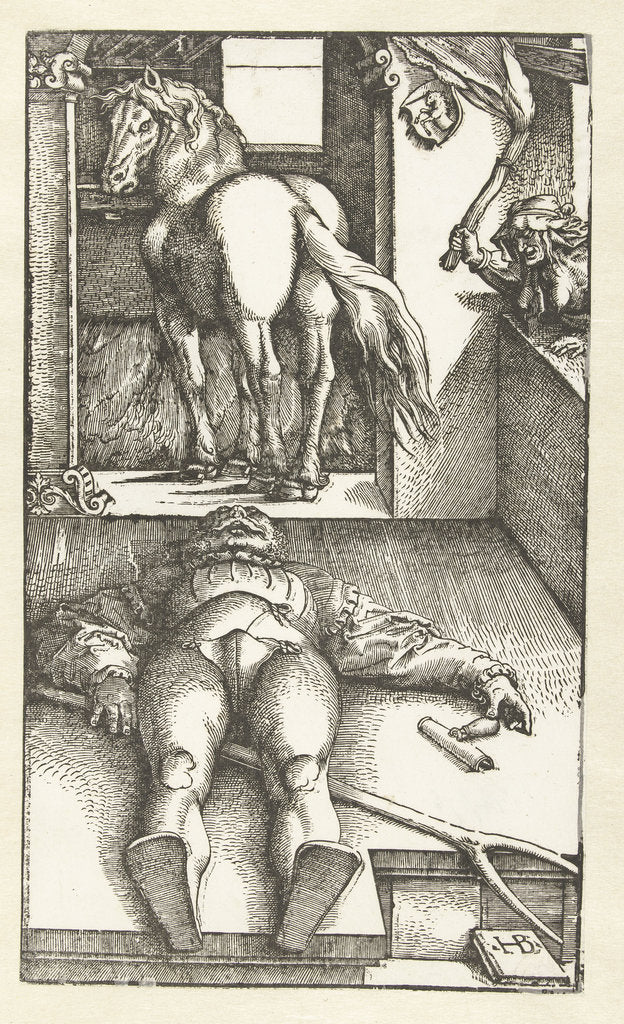 Detail of The Bewitched Stableboy, 1544 by Anonymous