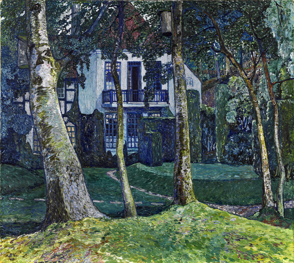 Detail of The Blue Hour. Barkenhoff, 1914 by Anonymous