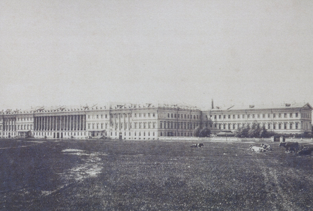 Detail of The Catherine Palace (Golovin Palace) in Moscow, 1870s-1880s by Anonymous