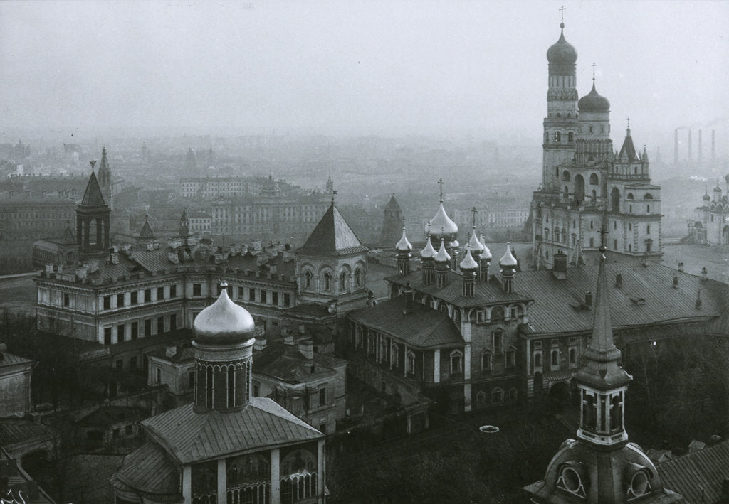 Detail of The Chudov Monastery in the Moscow Kremlin, 1918 by Anonymous