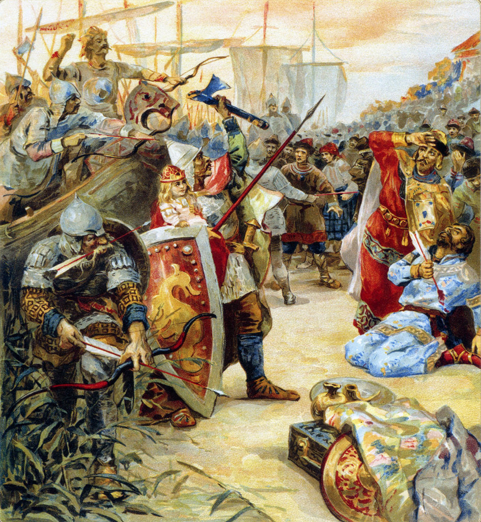 Detail of The Death of Askold and Dir, by Anonymous
